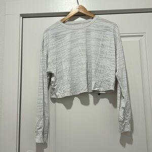 Lululemon white longsleeve top